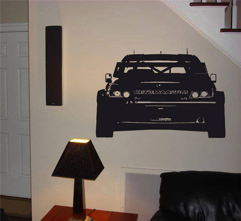 Vinyl Sticker – Car Front Vehicle Headlight Wheel Truck Race Racing Decal The Wall Valley
