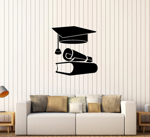 Education Books University School Study Wall Decal - Vinyl Sticker for Classroom, Office, or Study Room Decals The Wall Valley