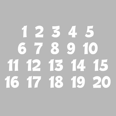 Numbers Wall Decals for Kids Classroom Educational Vinyl Stickers The Wall Valley