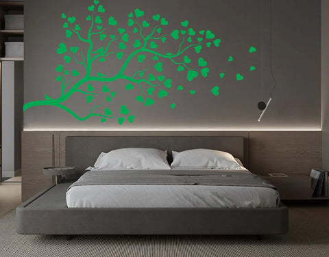 Tree Heart Decals, Stickers & Vinyl single colour - The Wall Valley