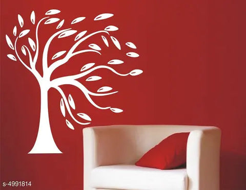 Beautiful Big White Tree Removable Wall Sticker | Waterproof Vinyl Décor The Wall Valley