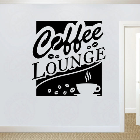 Coffee Lounge Wall Decals & Stickers – Cozy Cafe & Kitchen Decor The Wall Valley