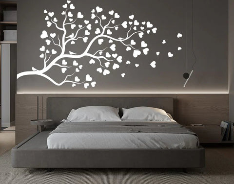 Tree Heart Decals, Stickers & Vinyl single colour - The Wall Valley