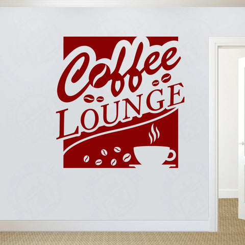 Coffee Lounge Wall Decals & Stickers – Cozy Cafe & Kitchen Decor The Wall Valley