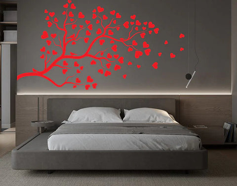 Tree Heart Decals, Stickers & Vinyl single colour - The Wall Valley
