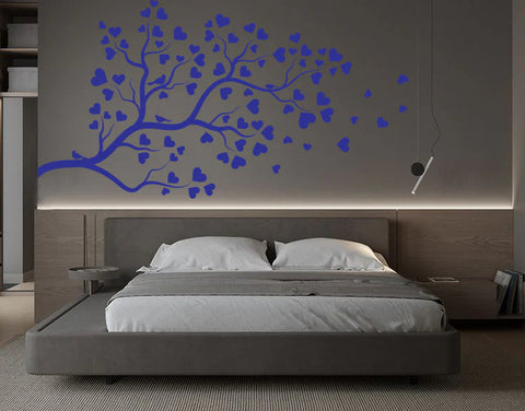 Tree Heart Decals, Stickers & Vinyl single colour - The Wall Valley