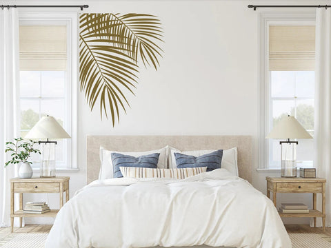 Tropical Leaves Wall Decal – Palm Leafs Wall Decor for Home and Office The Wall Valley