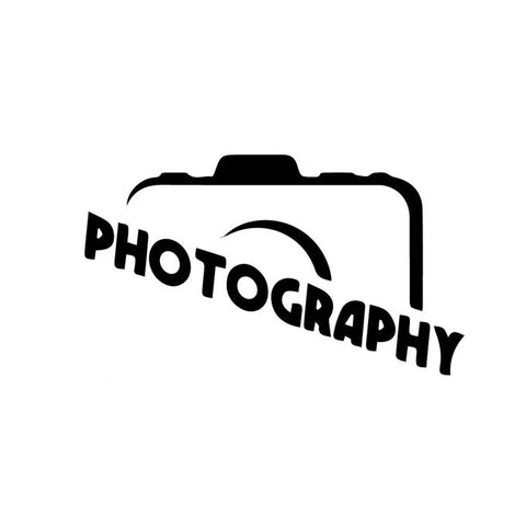 Hot Camera Pattern Wall Stickers | Photography Studio Vinyl Décor with Photo Quotes The Wall Valley