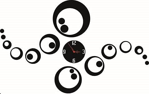 Infinity Rings Wall Clock Decals | Modern Vinyl Décor for Home & Office The Wall Valley
