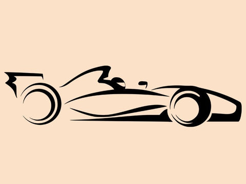 F1 Car Sticker - Formula Racing Cars Vinyl Wall Decals The Wall Valley