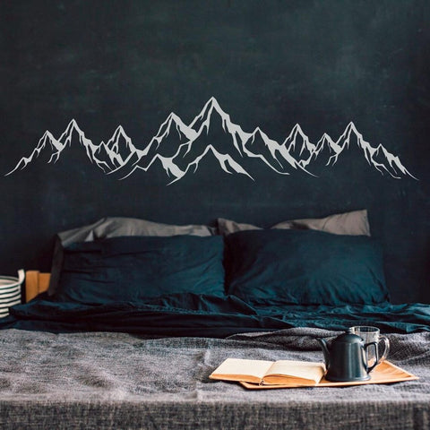 Mountain Ridge Vinyl Decal Sticker – Scenic Nature Wall Art The Wall Valley