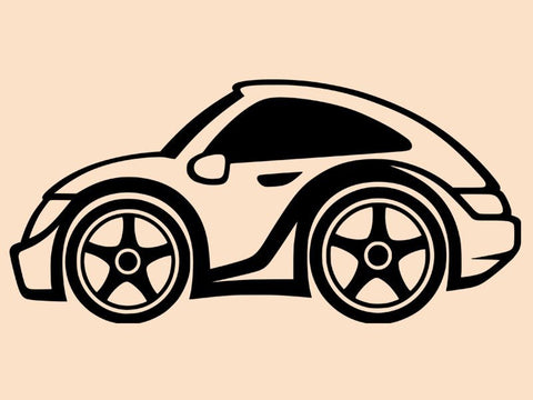 Vinyl Wall Decals - Toy Car Sticker The Wall Valley