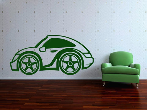 Vinyl Wall Decals - Toy Car Sticker The Wall Valley