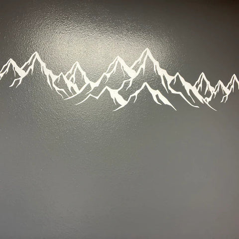 Mountain Ridge Vinyl Decal Sticker – Scenic Nature Wall Art The Wall Valley