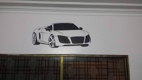 Audi R8 Spyder Wall Decal – Supercar Style for Your Space