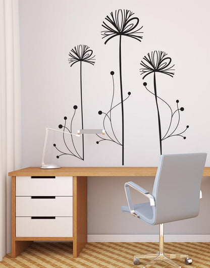 Spring Flowers Vinyl Wall Decal Sticker – Perfect for Freshening Up Your Space The Wall Valley