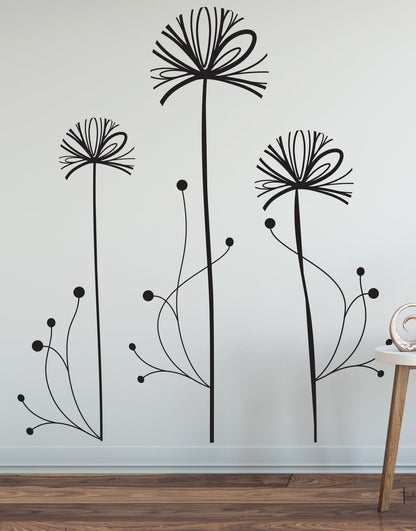 Spring Flowers Vinyl Wall Decal Sticker – Perfect for Freshening Up Your Space The Wall Valley
