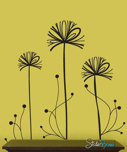 Spring Flowers Vinyl Wall Decal Sticker – Perfect for Freshening Up Your Space The Wall Valley