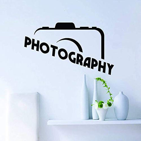 Hot Camera Pattern Wall Stickers | Photography Studio Vinyl Décor with Photo Quotes The Wall Valley