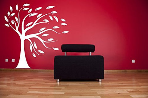 Beautiful Big White Tree Removable Wall Sticker | Waterproof Vinyl Décor The Wall Valley