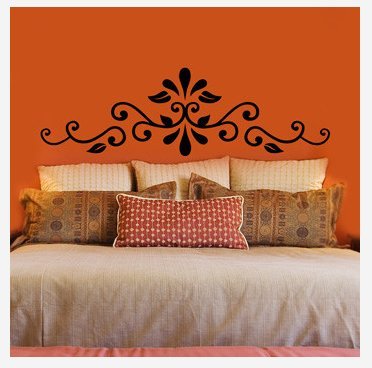 Beautiful Floral Design Wall Decal – Elegance Blooms at The Wall Valley