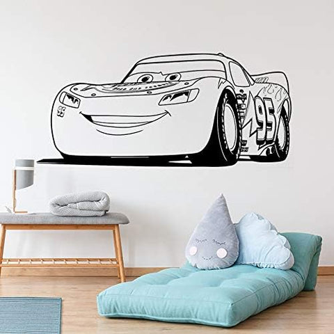 Lightning McQueen Wall Decals – Fun Vinyl Stickers for Kids' Room Decor The Wall Valley
