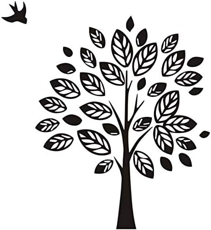 Freehand Drawing Tree and Bird Wall Sticker | Removable Vinyl Décal for Nursery Décor The Wall Valley