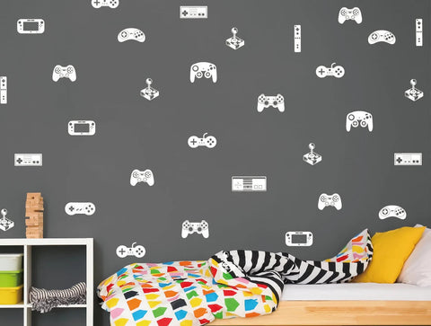 Game Controller Wall Decals - Kids Room & Game Room Decor Vinyl Stickers The Wall Valley