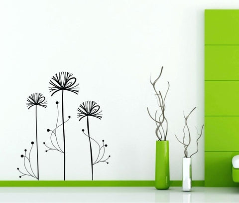 Spring Flowers Vinyl Wall Decal Sticker – Perfect for Freshening Up Your Space The Wall Valley