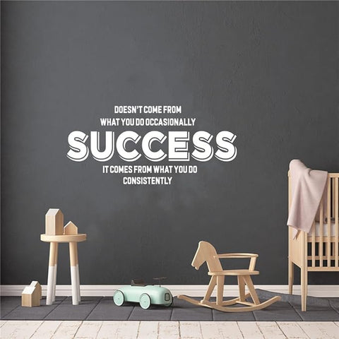 Success Wall Decal - Motivational Office Decor for Professional Spaces The Wall Valley