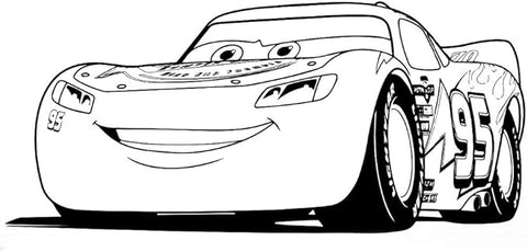 Lightning McQueen Wall Decals – Fun Vinyl Stickers for Kids' Room Decor The Wall Valley