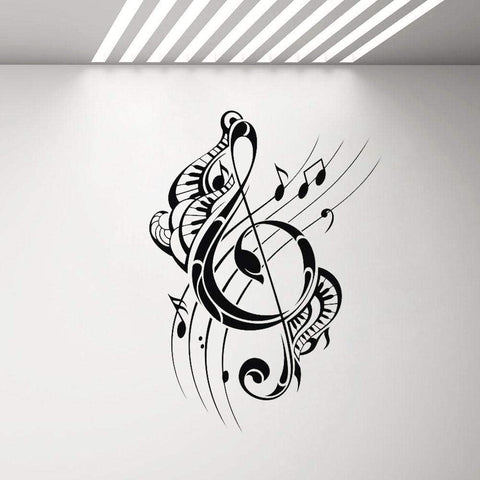 Pop Fashion Rock Music Notes Vinyl Wallpaper | Self-Adhesive Décor for Kids Rooms The Wall Valley
