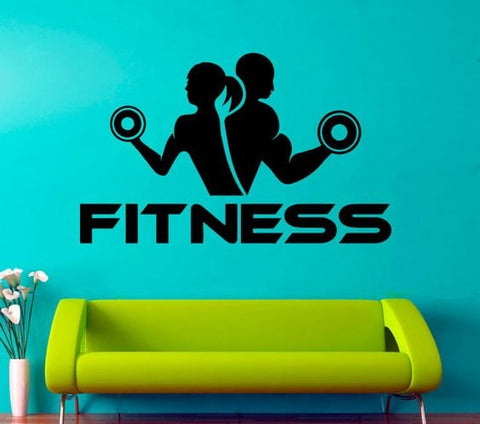 Gym Wall Decal - Sport Motivation & Fitness Training Wall Stickers The Wall Valley
