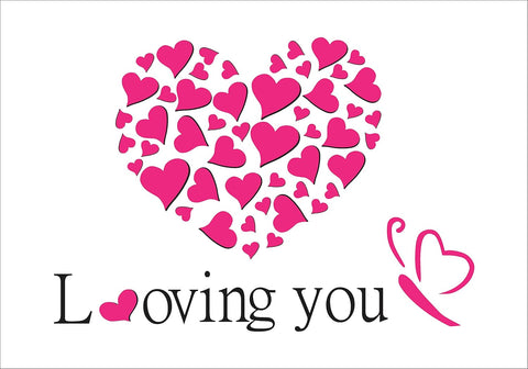 Romantic Wall Sticker – Vinyl Love Quote Decal for Bedroom & Couple Room Decor The Wall Valley