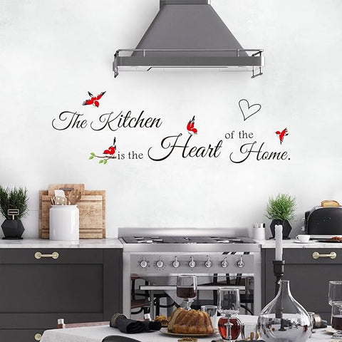 Kitchen Quote Wall Decals & Utensil Decorations | Vinyl Stickers for Home & Office Kitchen Decor The Wall Valley