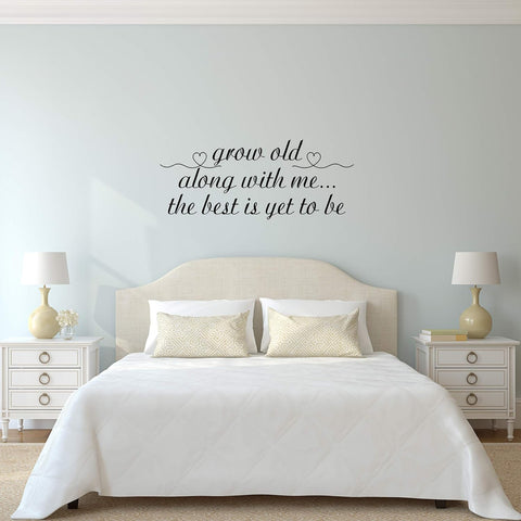 Vinyl Lettering Wall Decal – Bedroom Quote Décor The Wall Valley