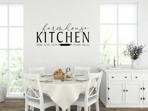 This Kitchen is Seasoned with Love - Kitchen Wall Art, Wall Stickers for Kitchen The Wall Valley