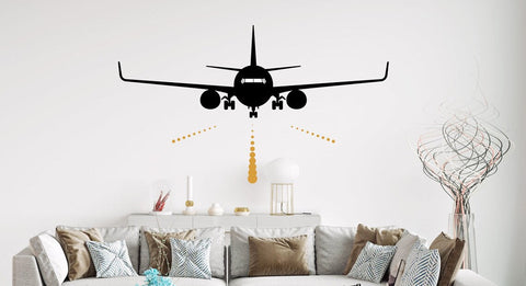 Airplane Wall Decal - Landing Airplane Huge Pack for Kids’ Wall Decor The Wall Valley