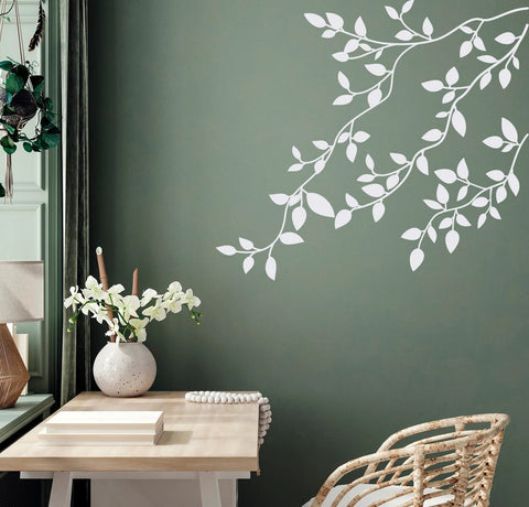 Leaf Pattern Wall Sticker - Nature Inspired Wall Art for Home Decals The Wall Valley