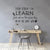 Education Wall Decal - "Every Student Can Learn, Just Not On The Same Day or In The Same Way" Quote The Wall Valley