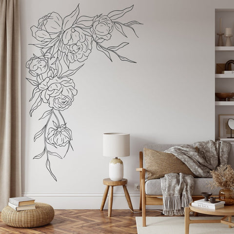Flower Wall Decal - Floral Wall Art and Nature-Inspired Decor for Any Room The Wall Valley