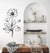 Flower Wall Decal - Hand painted Wildflowers Wall Sticker for Nature-Inspired Home Decals The Wall Valley