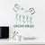Grow Ideas Vinyl Wall Decal - Inspirational Classroom & School Decor, Teacher Gift The Wall Valley