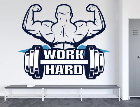 Gym Inspirational Wall Decor | Custom Vinyl Sticker Wall Art | Big Wall Letters for Motivation The Wall Valley