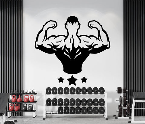 Gym Wall Decal | Sport Motivation Workout Wall Art | Fitness Motivation Decor The Wall Valley