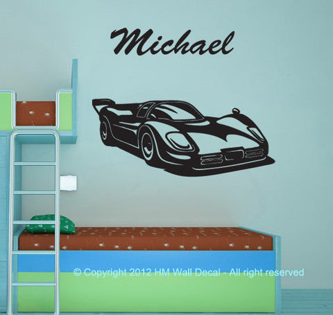 Race Car Wall Stickers – Kids Room Home Decor Poster The Wall Valley