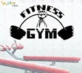 Fitness Club Wall Decal | Gym Sticker Barbell Bodybuilding Posters | Vinyl Decor Mural for Fitness & CrossFit The Wall Valley