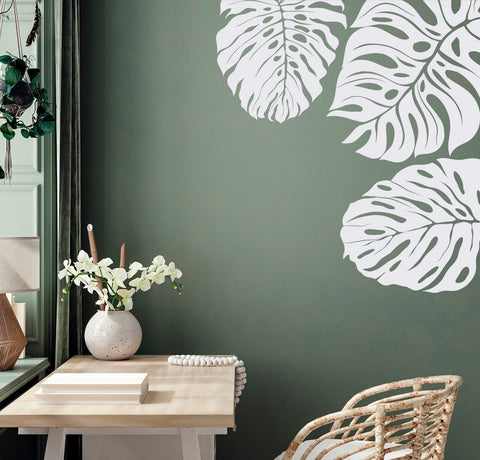 Adam's Rib Leaf Wall Sticker - Boho Wall Decoration The Wall Valley