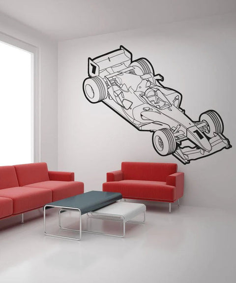Racing Car Wall Stickers – Removable Vinyl Decal for Boys’ Bedroom Decor The Wall Valley