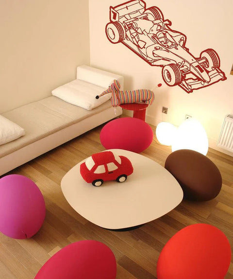 Racing Car Wall Stickers – Removable Vinyl Decal for Boys’ Bedroom Decor The Wall Valley